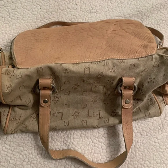 Lui Jo | Slouchy Beige Handbag Pink Interior Soft - Picture 7 of 12